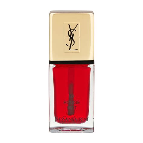 yves saint laurent 63 rouge wet|La Laque Couture Nail Polish 63 Rouge Wet Woman 10 ml.